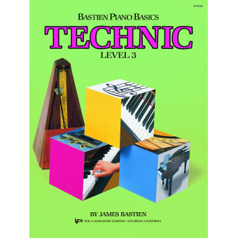 Bastien Piano Basics : Technic Level 3 (English Book)