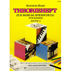         Bastien Piano Basics Klavierschule - Theorie Stufe/Level 4 - Jane and James Bastien
    