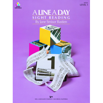 Bastien Piano Basics Sight Reading - A Line A Day - Stufe/Level 1