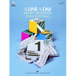         Bastien Piano Basics Sight Reading - A Line A Day - Stufe/Level 2 - Jane Smisor Bastien
    