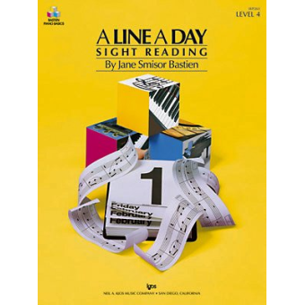Bastien Piano Basics Sight Reading - A Line A Day - Stufe/Level 4