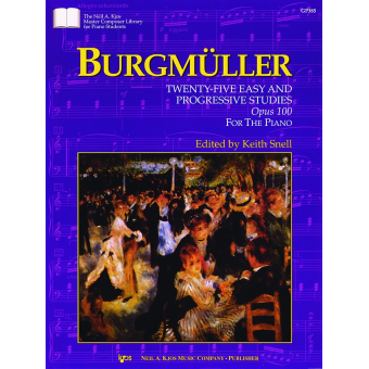 Burgmüller: 25 einfache und progressive Etüden, Op. 100 / 25 easy and progressive Studies, Op. 100