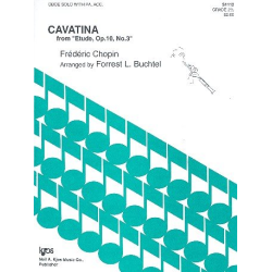         Cavatina (Oboe and Piano) - Frédéric Chopin / Arr. Forrest L. Buchtel
    