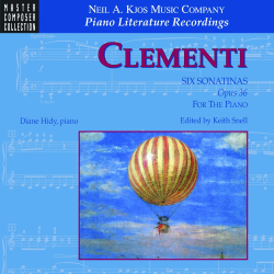        Clementi: Sechs Sonatinen, op. 36 / Six Sonatinas, op. 36 - Buch & CD - Muzio Clementi
    