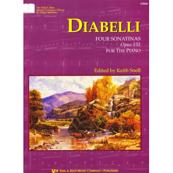 Diabelli: Vier Sonatinen,  op. 151 / Four Sonatinas, op. 151
