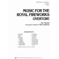         Feuerwerksmusik - Ouvertüre - Georg Friedrich Händel (George Frederic Handel) / Arr. Thor Johnson
    