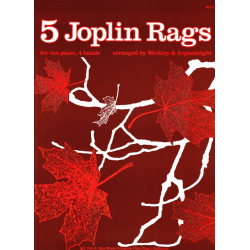         5 Joplin Rags for piano 4 hands - Scott Joplin / Arr. Dallas Weekley
    