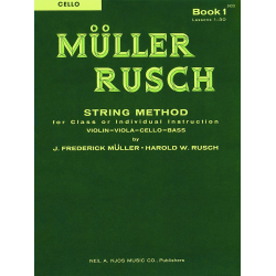         MÜLLER RUSCH - String Method Book 1 (Violine) (englisch) - Frederick J. Müller / Arr. Harold W. Rusch
    