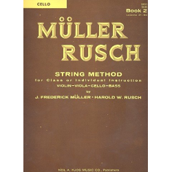         MÜLLER RUSCH - String Method Book 2 : Cello - Frederick J. Müller
    