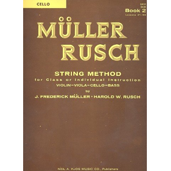 MÜLLER RUSCH - String Method Book 2 : Cello