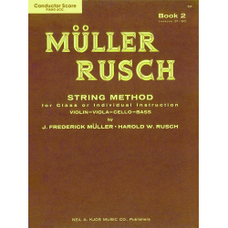         MÜLLER RUSCH - String Method Book 2 : Violin - Frederick J. Müller
    