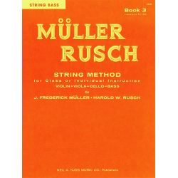         MÜLLER RUSCH - String Method Book 3 : Violin - Frederick J. Müller
    