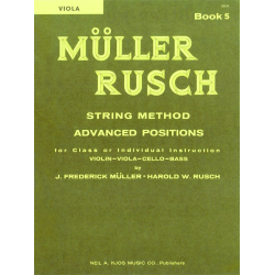         MÜLLER RUSCH - String Method Book 5 : Violin - Frederick J. Müller
    