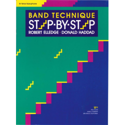         Band Technique Step By Step - B-Tenorsaxophon / Bb Tenor Saxophone - Don Haddad
    