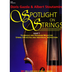         Spotlight on Strings Level 1 - String Bass - Doris Gazda
    