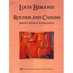         Rounds and Canons - Direktion / Full Score - Louis Bergonzi
    