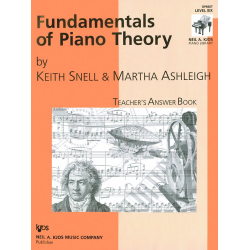         Fundamentals of Piano Theory, Level 6 Answer Book - Keith Snell / Arr. Martha Ashleigh
    