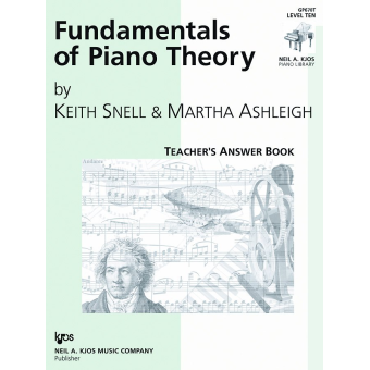 Fundamentals of Piano Theory, Level 10 Answer Book