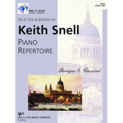         Piano Repertoire: Baroque & Classical - Level 5 - Keith Snell
    