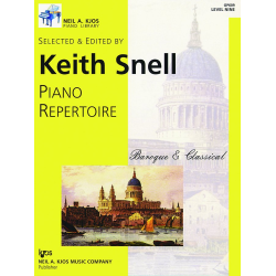         Piano Repertoire: Baroque & Classical - Level 9 - Keith Snell
    