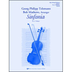         Sinfonia in A Minor - Georg Philipp Telemann / Arr. Bob Mathews
    