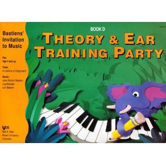Bastiens Invitation to Music : Piano Party - Theory & Ear Training Book D (englisch)
