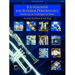         Foundations for Superior Performance - Tenorsaxophon / Bb Tenor Saxophone - Richard Williams & Jeff King
    