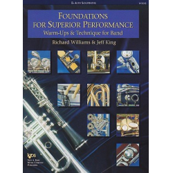         Foundations for Superior Performance - Altsaxophon / Eb Alto Saxophone - Richard Williams & Jeff King
    