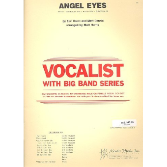 ANGEL EYES : FOR SOLO VOCAL AND