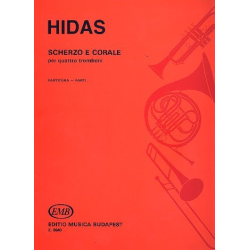         Scherzo e corale für 4 Posaunen - Frigyes Hidas
    