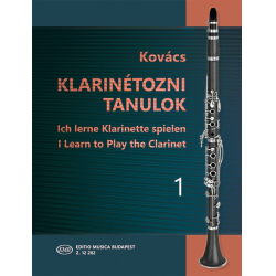         Ich lerne Klarinette spielen Band 1 - Bela Kovács
    
