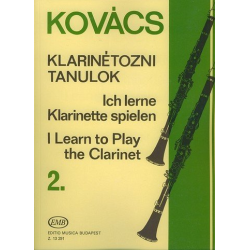         Ich lerne Klarinette spielen Band 2 - Bela Kovács
    