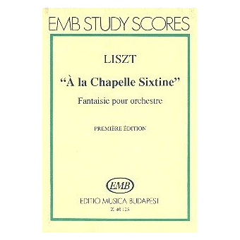 Liszt Ferenc A la Chapelle Sixtine