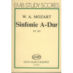         Sinfonie A-Dur Nr.29 KV201 : - Wolfgang Amadeus Mozart
    