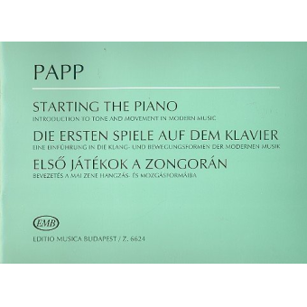 Die ersten Spiele auf dem Klavier