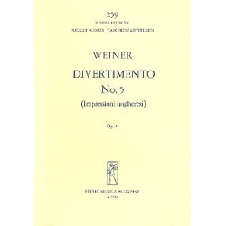         Divertimento Nr.5 op.39 für Orchester - Leo Weiner
    