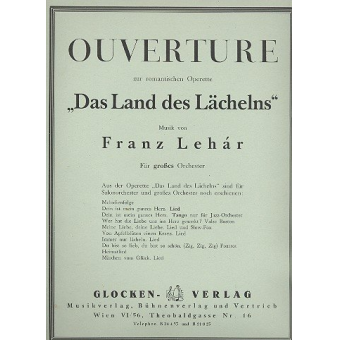 Das Land des Lächelns :