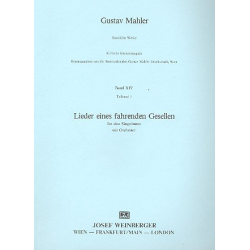         Lieder eines fahrenden Gesellen : - Gustav Mahler
    