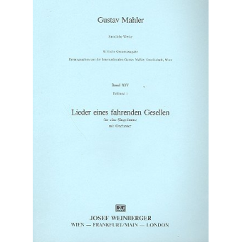 Lieder eines fahrenden Gesellen :