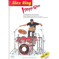        Happy Groove (+CD) : für Drumset, - Alexander Ring
    