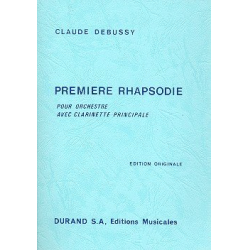         Première rhapsodie : pour - Claude Achille Debussy
    