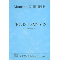         3 danses op.6 : pour orchestre - Maurice Duruflé
    