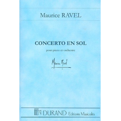         Concerto sol majeur : - Maurice Ravel
    