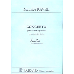         Concerto pour la main gauche : - Maurice Ravel
    