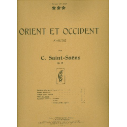         Orient et occident op.25 pour piano à 4 mains - Camille Saint-Saens
    