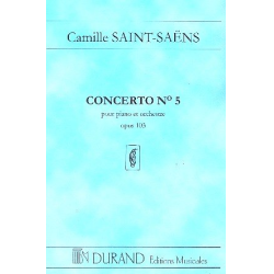         Concerto No.5 op.103 : pour piano - Camille Saint-Saens
    