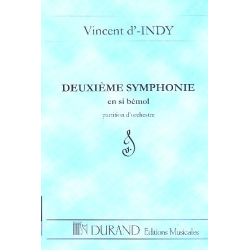         Symphonie en si bémol no.2 : pour orchestra - Vincent d'Indy
    