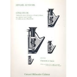         5 Duos pour clarinette et harpe - Gabriel Sauvaire / Arr. Catherine de Preissac
    