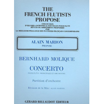 Concerto re mineur pour flûte