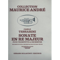         Sonate re majeur : pour trompette et - Carlo Tessarini
    